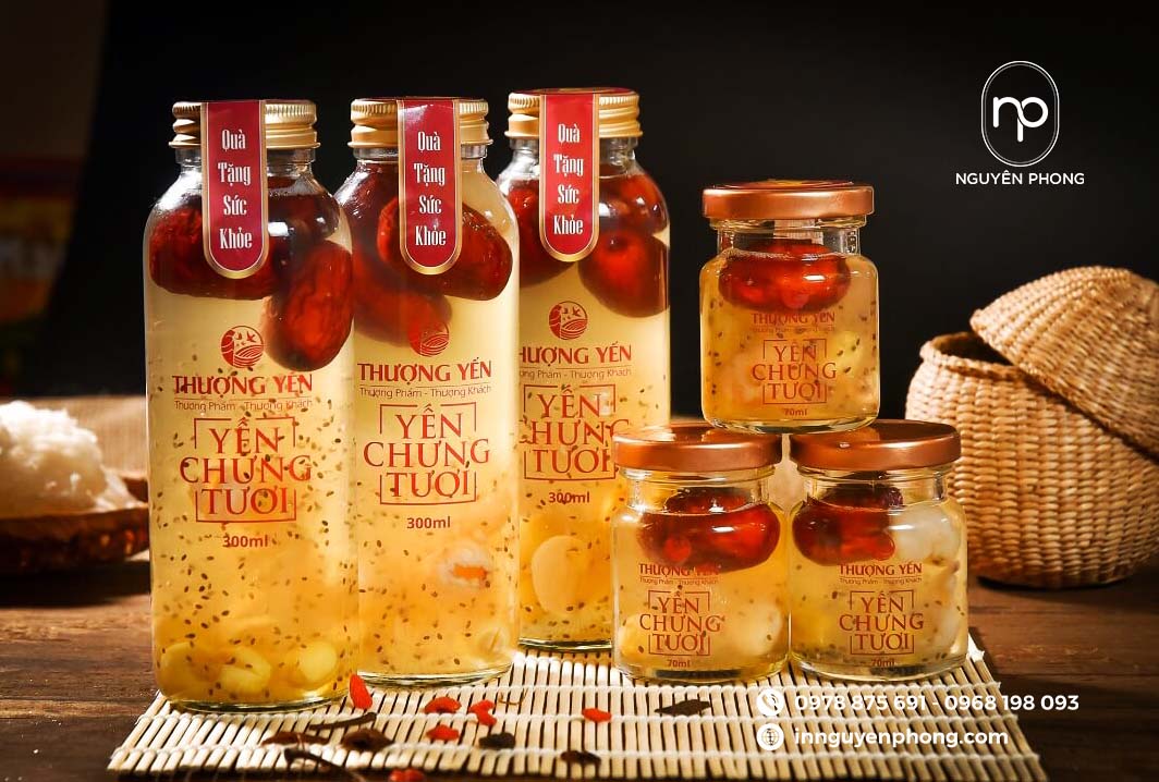 Mẫu tem decal trong dán yến